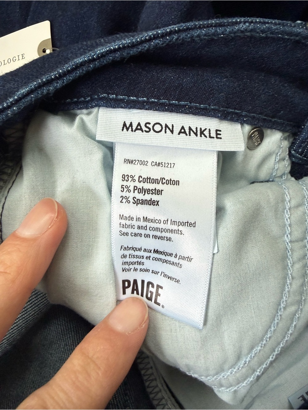 PAIGE Mason High-Rise Straight-Leg Jeans - Picture 6 of 9